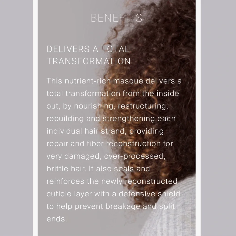 Monat Hair Transformation‎ Masque